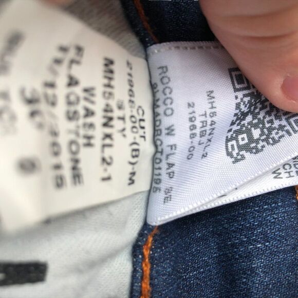 2015 True Religion Jeans Size 30 ROCCO Blue - Picture 5 of 10